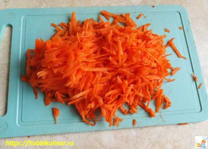 натёртая морковь