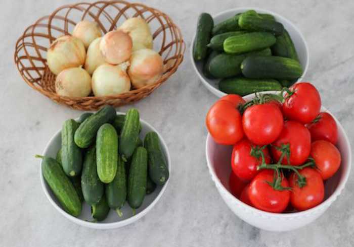 овощи для салата