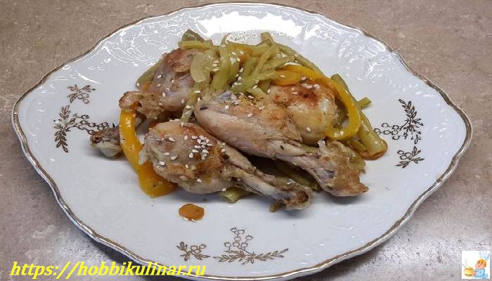 Куриные ножки на сковороде — самый вкусный рецепт с овощами